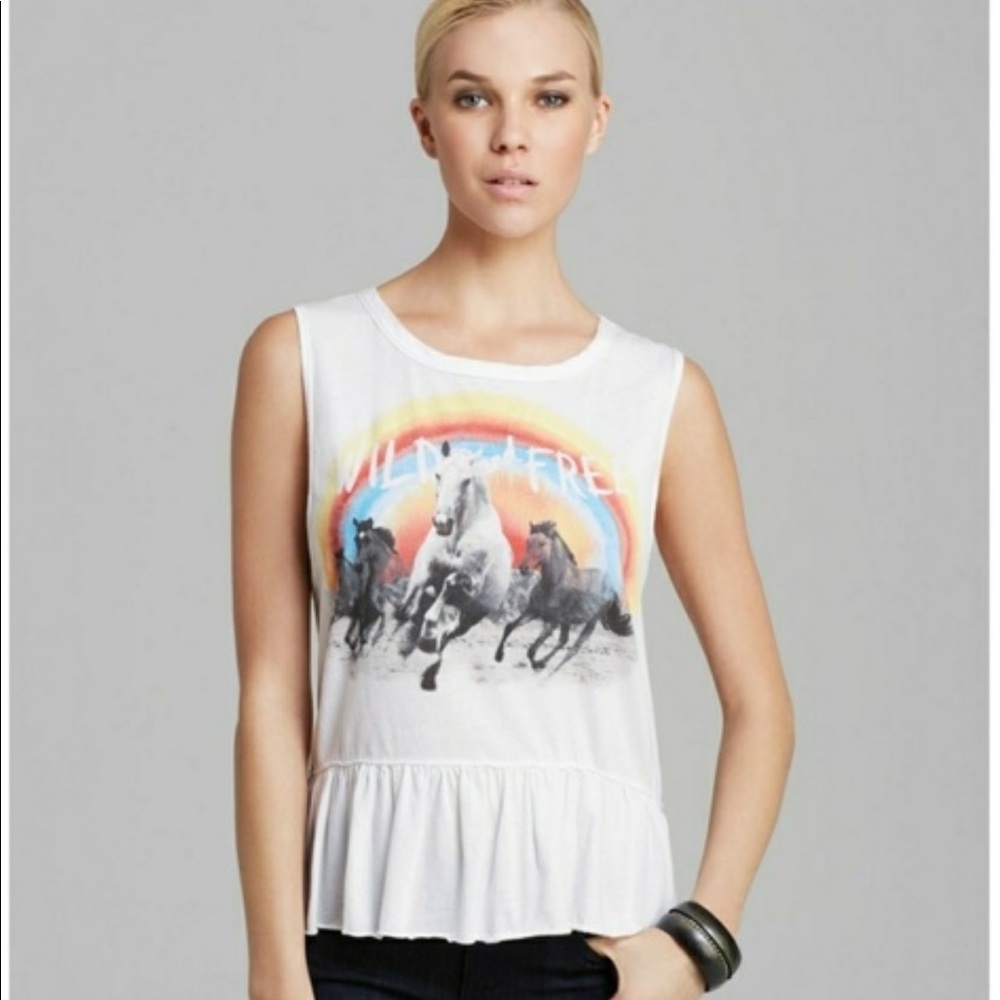 -NWT- chaser wild & free tank top